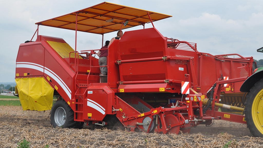 Vergrößerung des Bildes für Kartoffelroder mit Sonnenschutzdach    .
