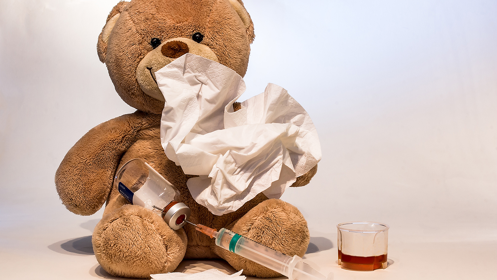 Teddy mit Taschentuch