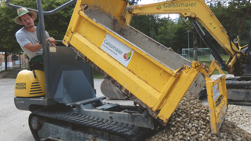 Vergrößerung des Bildes für Mini-Dumper.