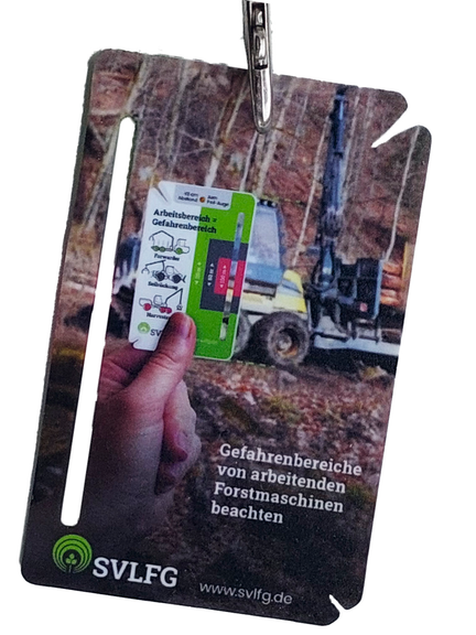 Vergrößerung des Bildes für Zeckenkarte.