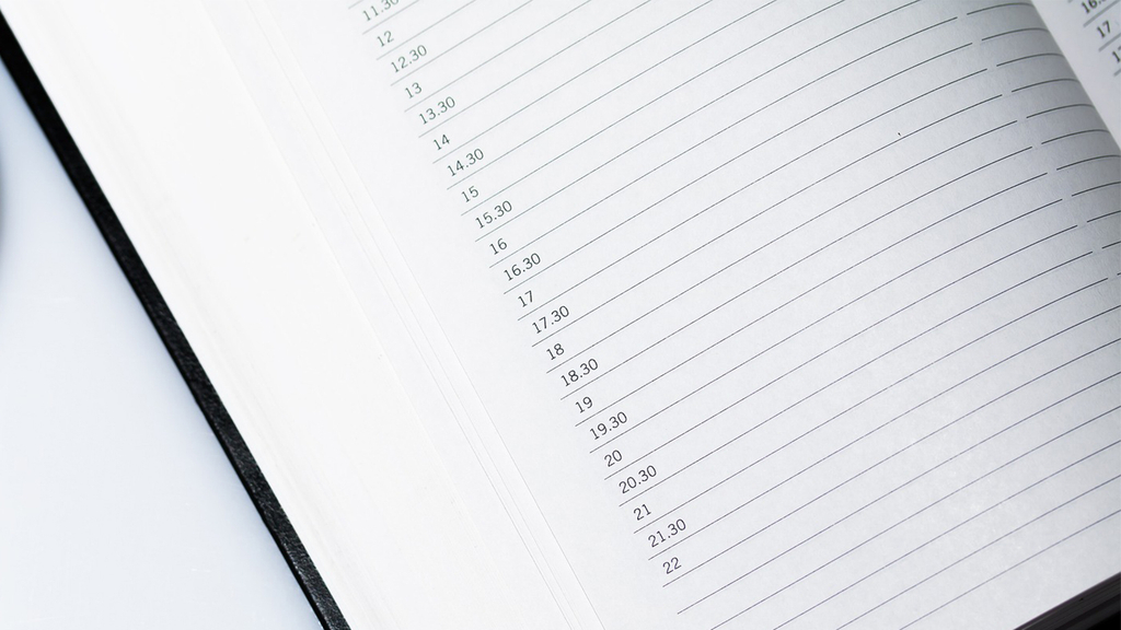 Vergrößerung des Bildes für Terminkalender Tagesplan.