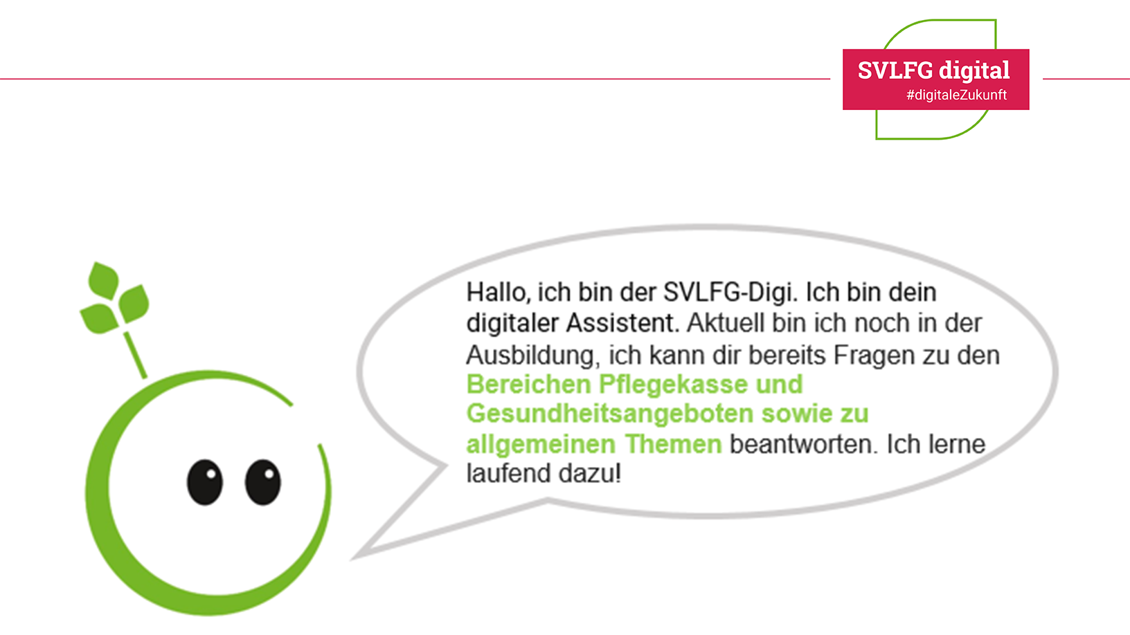 Chatbot "SVLFG-Diggi"